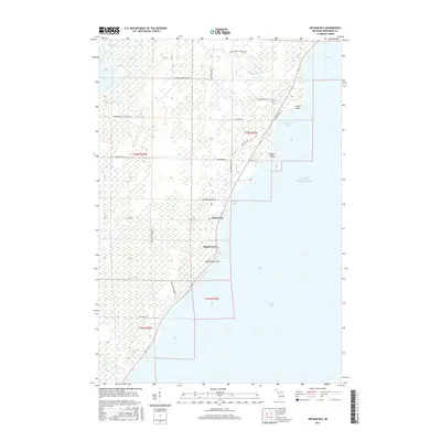 2017 Map of Arthur Bay, 2017 Print