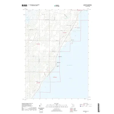 2019 Map of Arthur Bay, 2019 Print