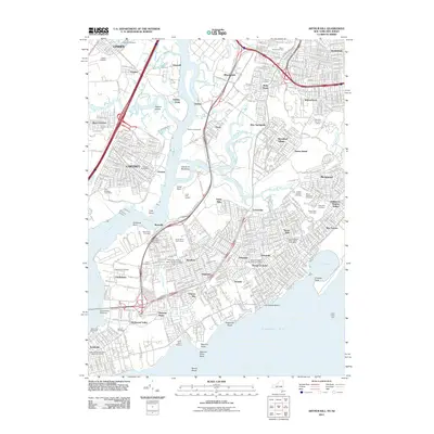 2011 Map of Arthur Kill, 2011 Print