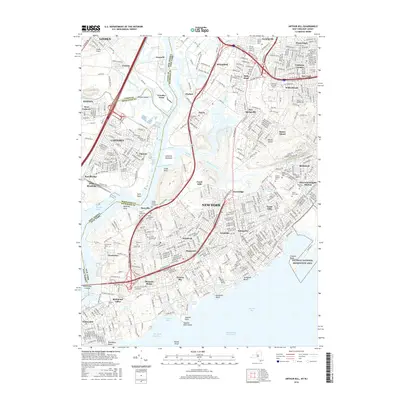 2016 Map of Arthur Kill, 2016 Print