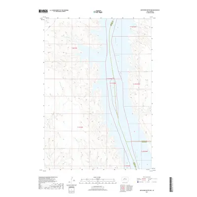2017 Map of Artichoke Butte NW, 2017 Print