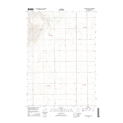 2015 Map of Artichoke Butte, 2015 Print