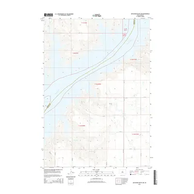 2015 Map of Artichoke Butte SW, 2015 Print