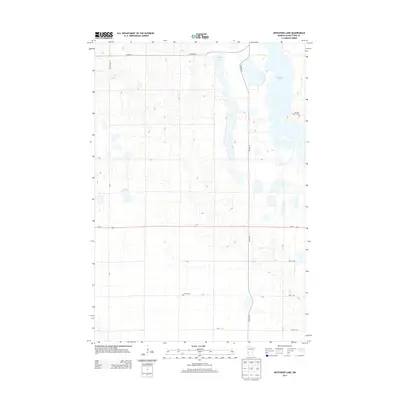 2013 Map of Artichoke Lake, 2013 Print