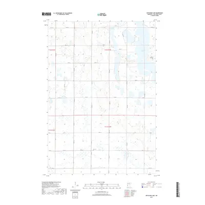 2019 Map of Artichoke Lake, 2019 Print