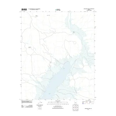 2011 Map of Artillery Peak, 2011 Print