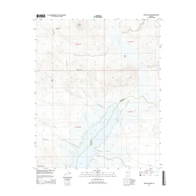 2014 Map of Artillery Peak, 2014 Print