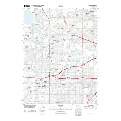 2011 Map of Arvada, 2011 Print