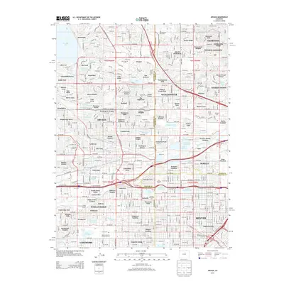 2013 Map of Arvada, 2013 Print