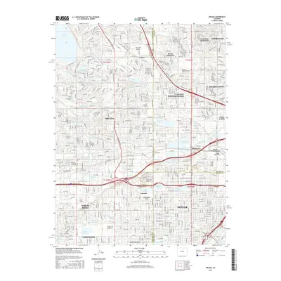 2016 Map of Arvada, 2016 Print