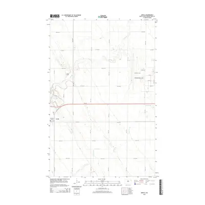 2014 Map of Arvilla, 2014 Print