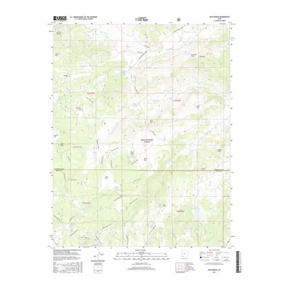 2017 Map of Asay Bench, 2017 Print