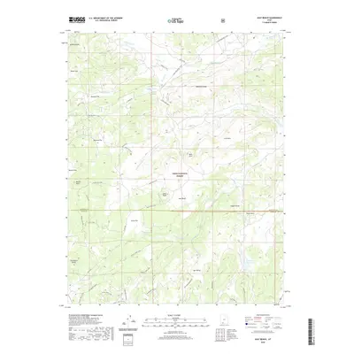 2020 Map of Asay Bench, 2020 Print