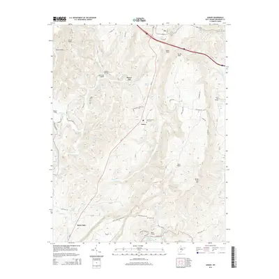 2014 Map of Asbury, 2014 Print