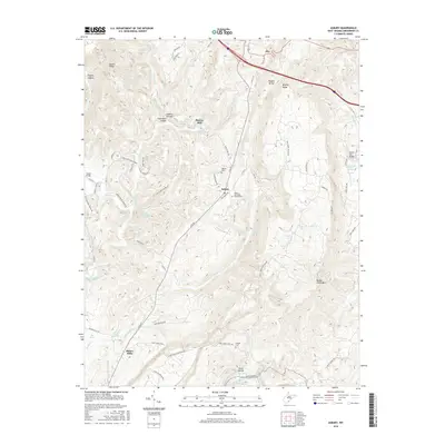 2016 Map of Asbury, 2016 Print