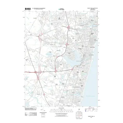 2011 Map of Asbury Park, 2011 Print