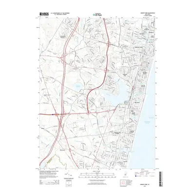 2014 Map of Asbury Park, 2014 Print