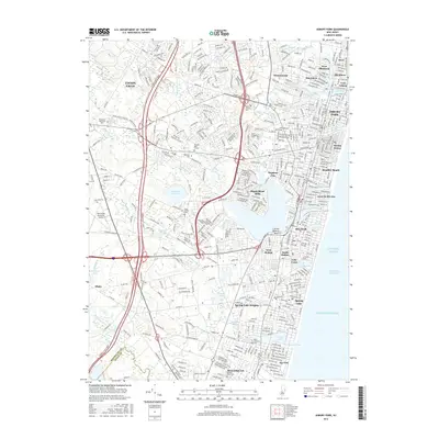 2016 Map of Asbury Park, 2016 Print