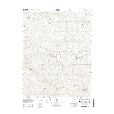 2015 Map of Ascension Mountain, 2015 Print