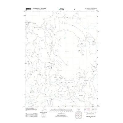 2012 Map of Ash Creek Butte, 2012 Print