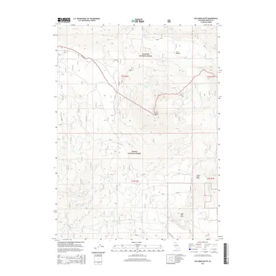 2015 Map of Ash Creek Butte, 2015 Print
