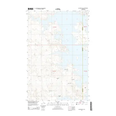 2014 Map of Ash Creek East, 2014 Print