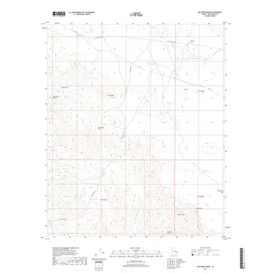 2018 Map of Ash Creek Ranch, 2018 Print
