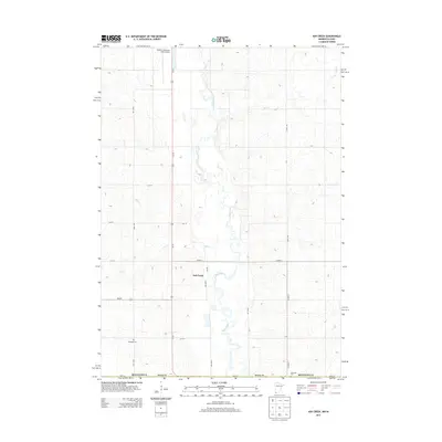 2013 Map of Ash Creek, 2013 Print