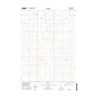 2016 Map of Ash Creek, 2016 Print