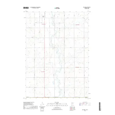 2019 Map of Ash Creek, 2019 Print