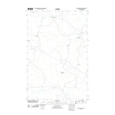 2011 Map of Ash Creek West, 2011 Print