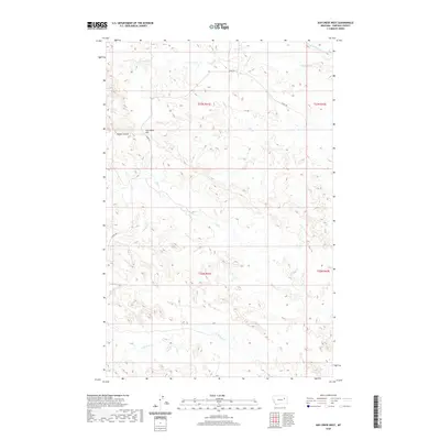 2020 Map of Ash Creek West, 2020 Print
