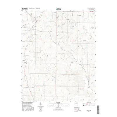 2017 Map of Ash Flat, 2017 Print