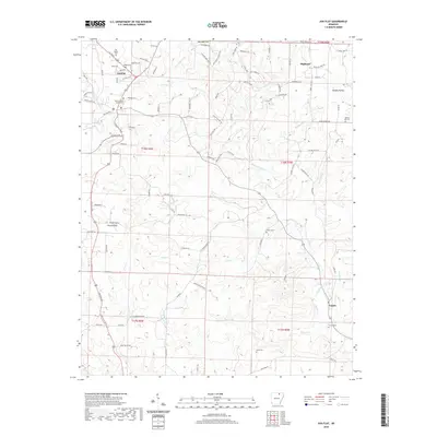 2020 Map of Ash Flat, 2020 Print