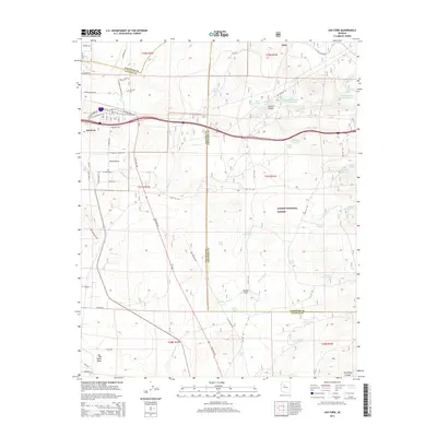 2014 Map of Ash Fork, 2014 Print
