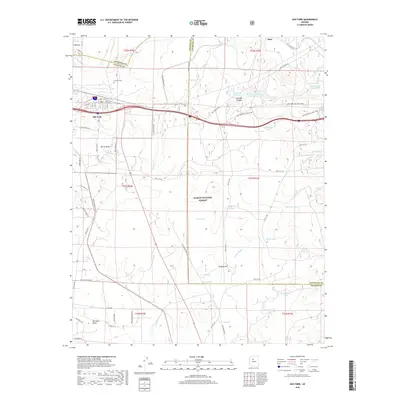 2018 Map of Ash Fork, 2018 Print