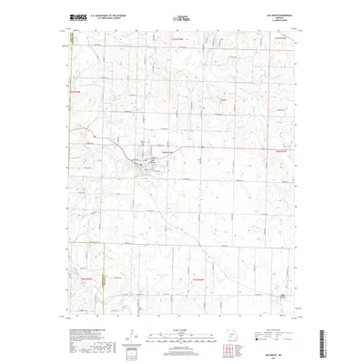 2017 Map of Ash Grove, 2017 Print