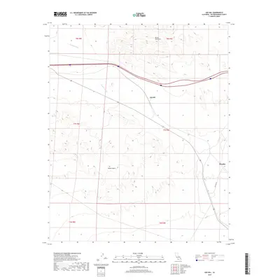 2018 Map of Ash Hill, 2018 Print