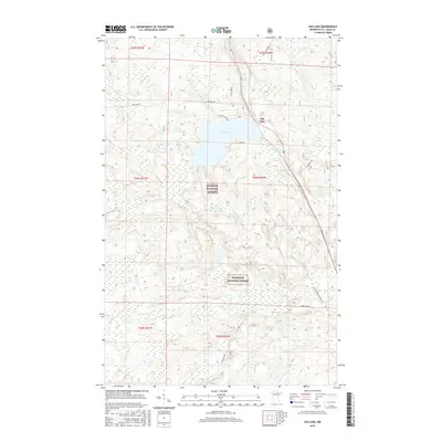 2016 Map of Ash Lake, 2016 Print