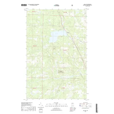 2019 Map of Ash Lake, 2019 Print