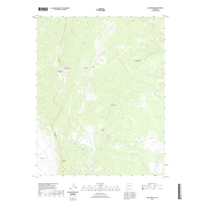 2020 Map of Ash Mountain, 2020 Print