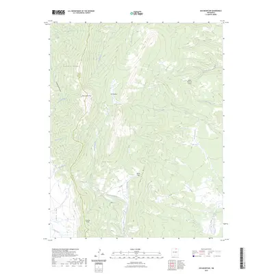2023 Map of Ash Mountain, 2023 Print