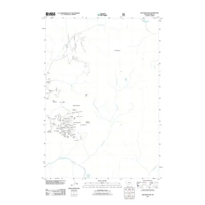 2011 Map of Ash Mountain, 2011 Print