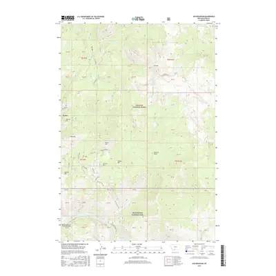 2017 Map of Ash Mountain, 2017 Print