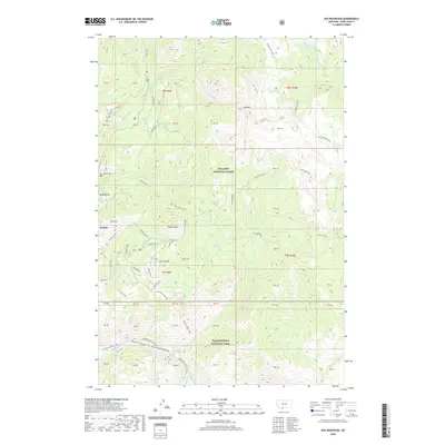 2020 Map of Ash Mountain, 2020 Print