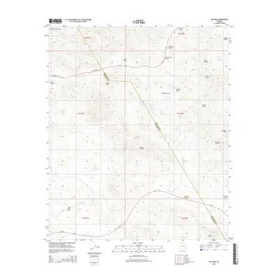 2014 Map of Ash Peak, 2014 Print