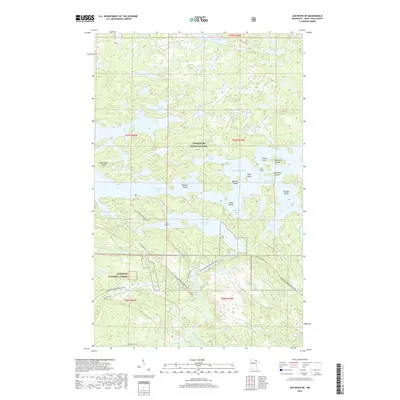 2019 Map of Ash River NE, 2019 Print