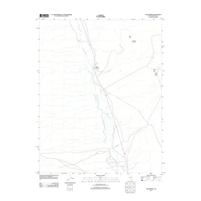 2012 Map of Ash Springs, 2012 Print