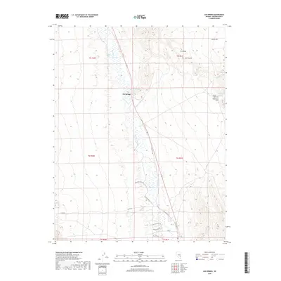 2018 Map of Ash Springs, 2018 Print