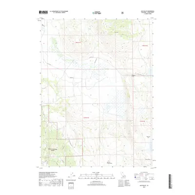 2018 Map of Ash Valley, 2018 Print